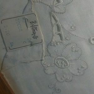 Retired B. Altman Hand Embroidered Linen
